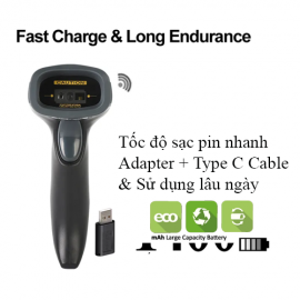 Máy đọc mã vạch không dây 2500W