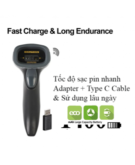 Máy đọc mã vạch không dây 2500W